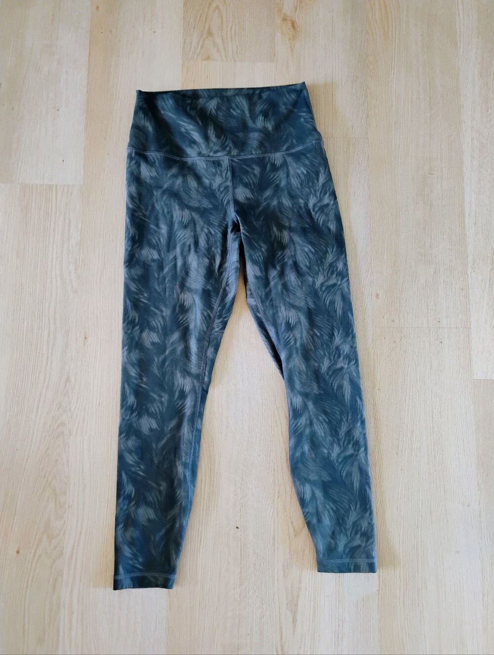 Reflex High-Waist Leggings in Dark Green Print